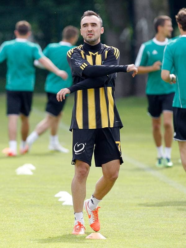 Football. GKS Katowice. Training. 15.01.2015