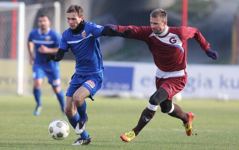Football. Friendly Match. Polonia Bytom - Garbarnia Krakow. 27.11.2013