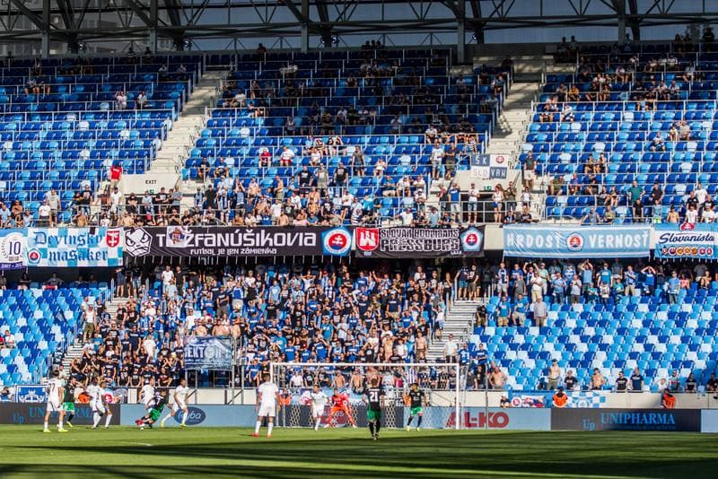Football. UEFA Europa League. Slovan Bratislava - KF Feronikeli. 24.07.2019