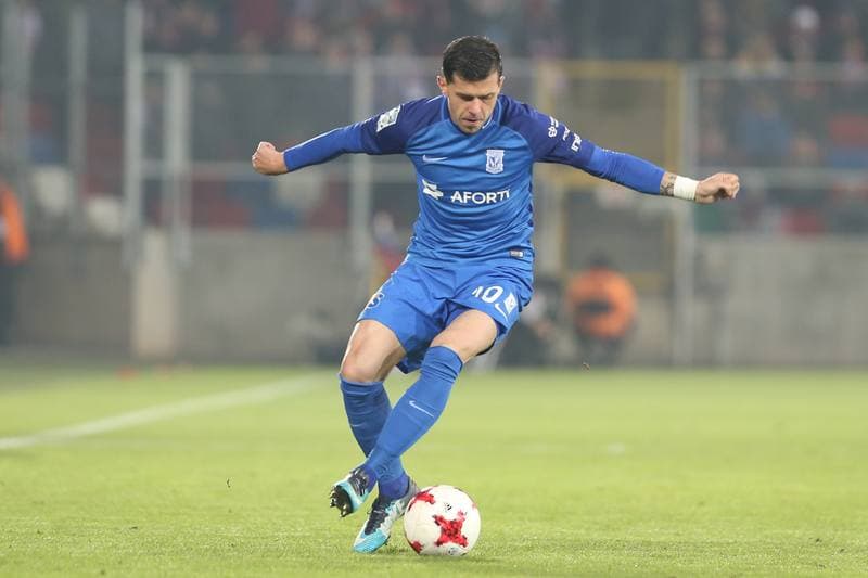 Football. Lotto Ekstraklasa. Gornik Zabrze - Lech Poznan. 04.11.2017