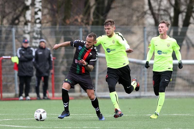 Football. Sparing. GKS Tychy - SFC Opava. 02.02.2018