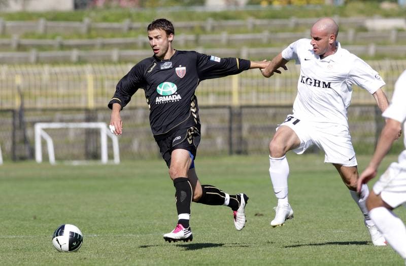Football. Sparing. Polonia Bytom - Zaglebie Lubin. 09.10.2010