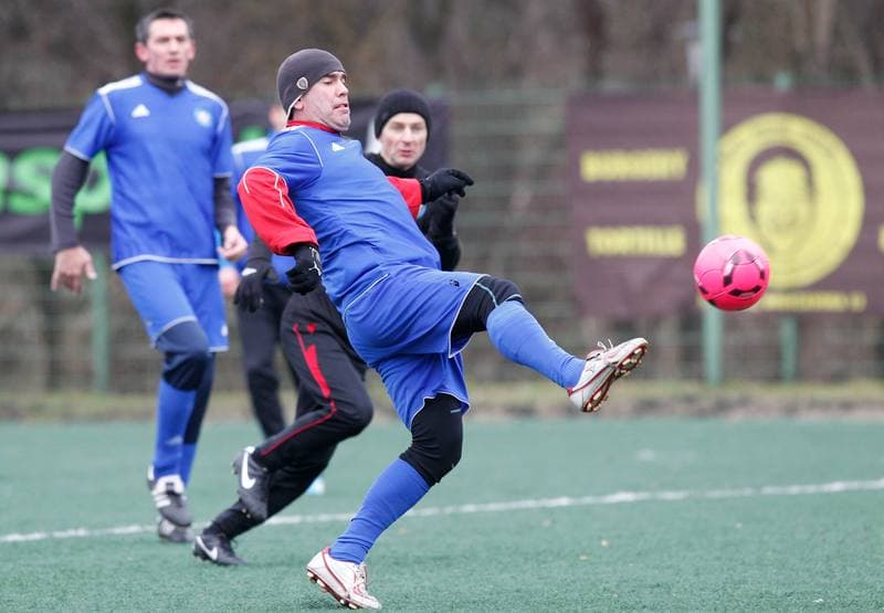 Football. Slask Oldboys. Slascy Trenerzy - Slask Oldboys. 12.01.2014