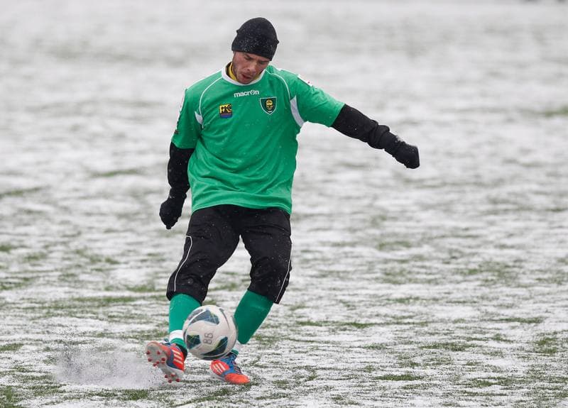 Football. Sparing. GKS Katowice - Gornik Leczna. 25.01.2014