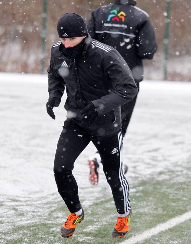 Football. Sparing. Energetyk ROW Rybnik - Janina Libiaz. 25.01.2014