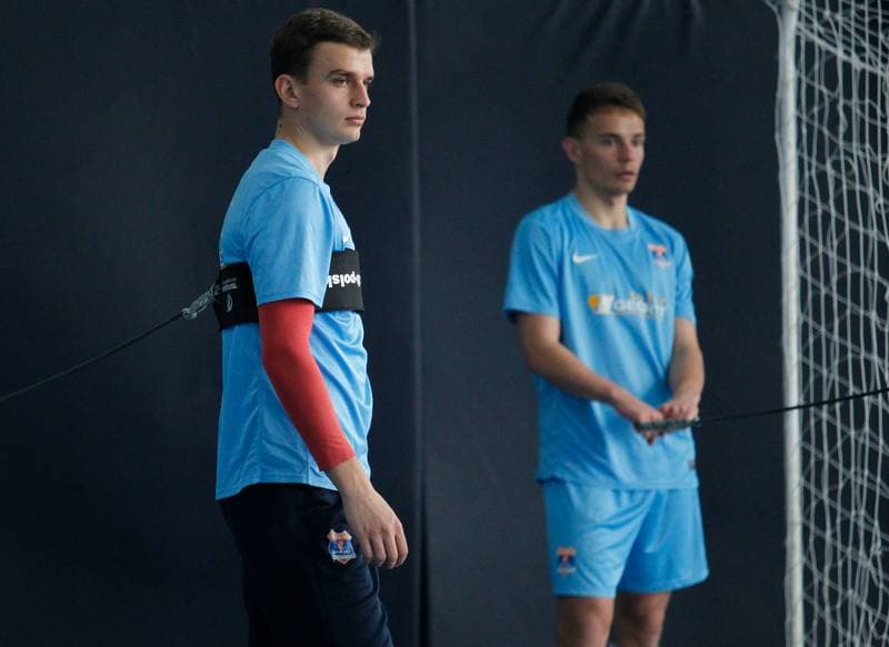 Football. Termalica Bruk-Bet Nieciecza. Training. 30.01.2014