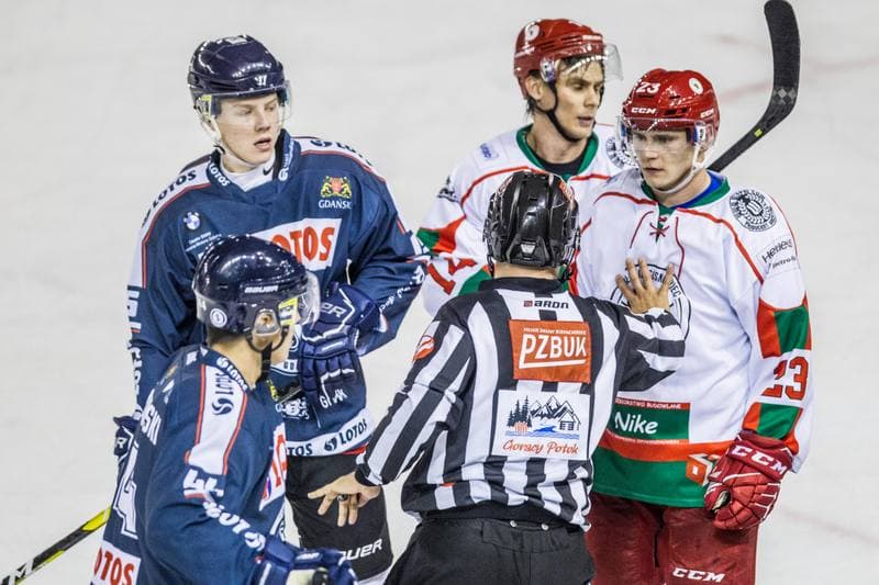 Ice Hockey. Polska Hokej Liga. Zaglebie Sosnowiec - Lotos PKH Gdansk. 22.09.2019