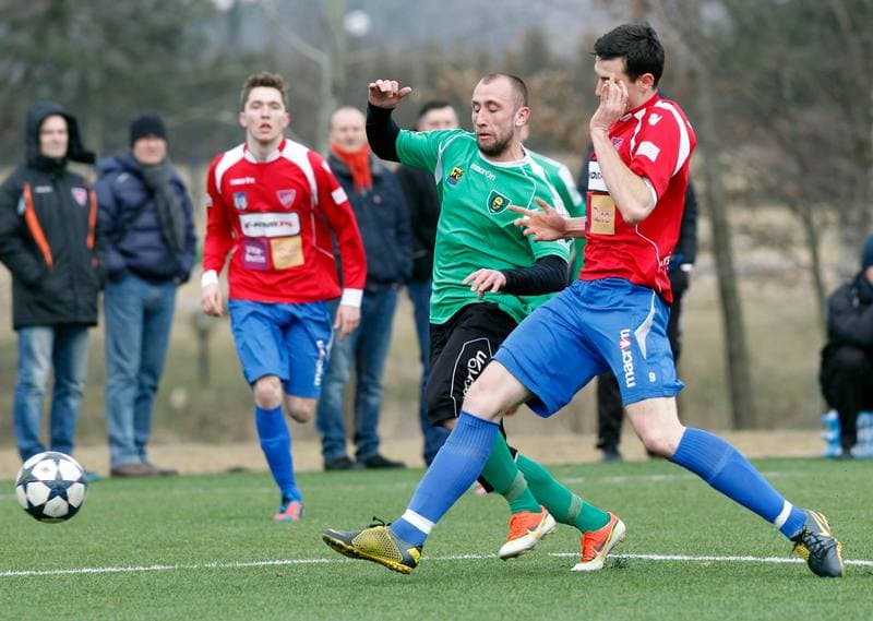 Football. Friendly Match. GKS Katowice - Rakow Czestochowa. 28.01.2015