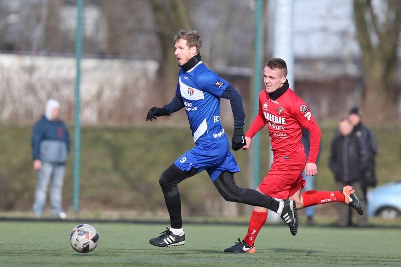 Football. Sparing. Zaglebie Sosnowiec - Puszcza Niepolomice. 31.01.2018