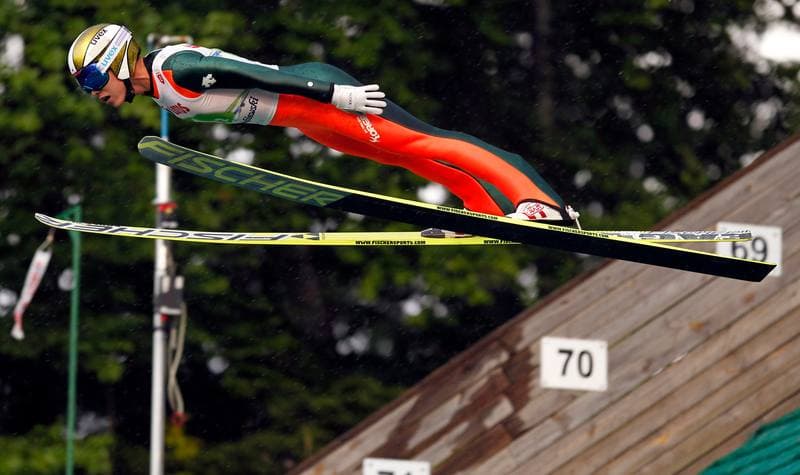 Ski Jumping. FIS Grand Prix. Press Conference. 24.07.2014