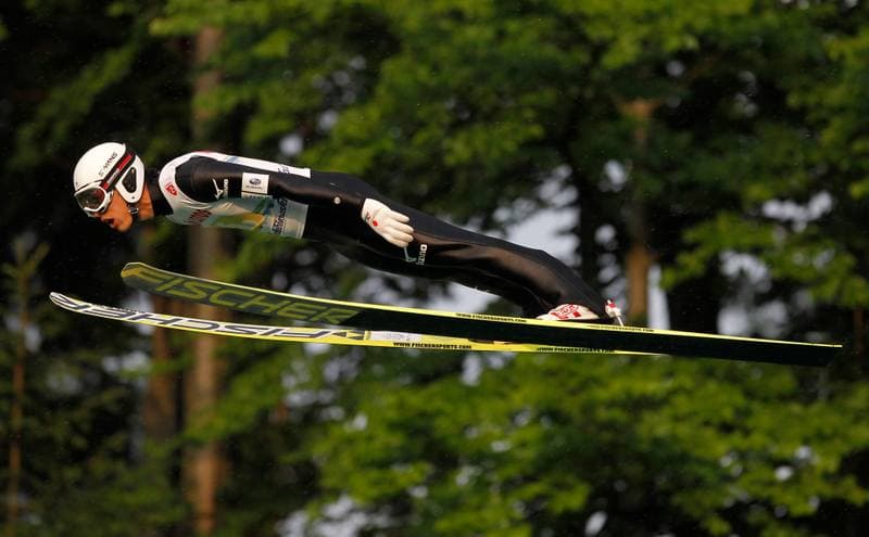 Ski Jumping. FIS Grand Prix. Press Conference. 24.07.2014