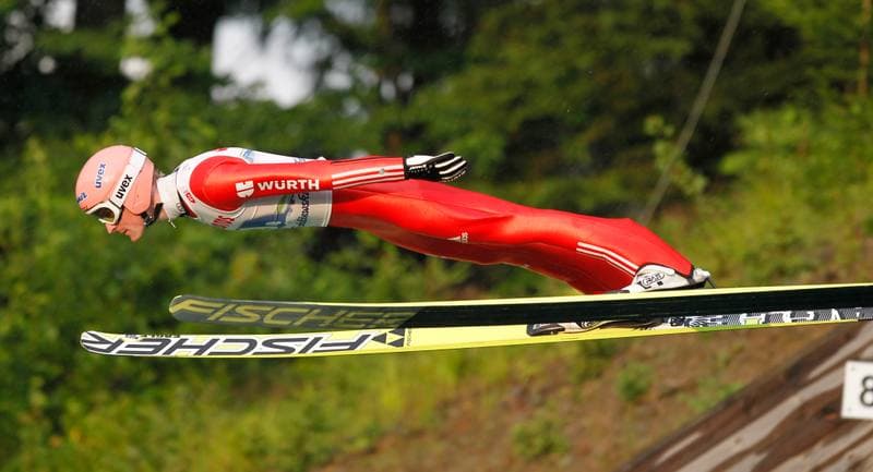 Ski Jumping. FIS Grand Prix. Press Conference. 24.07.2014