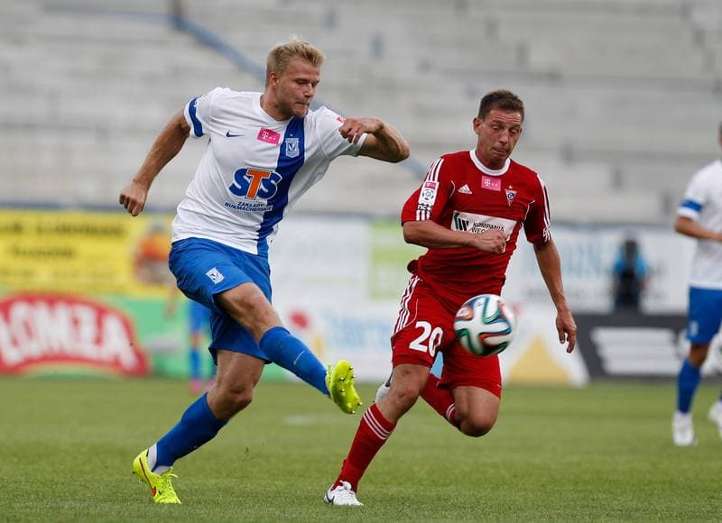 Football. T-Mobile Ekstraklasa. Gornik Zabrze - Lech Poznan. 21.07.2014