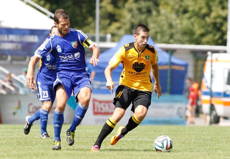 Football. I Liga. Miedz Legnica - GKS Katowice. 10.08.2014