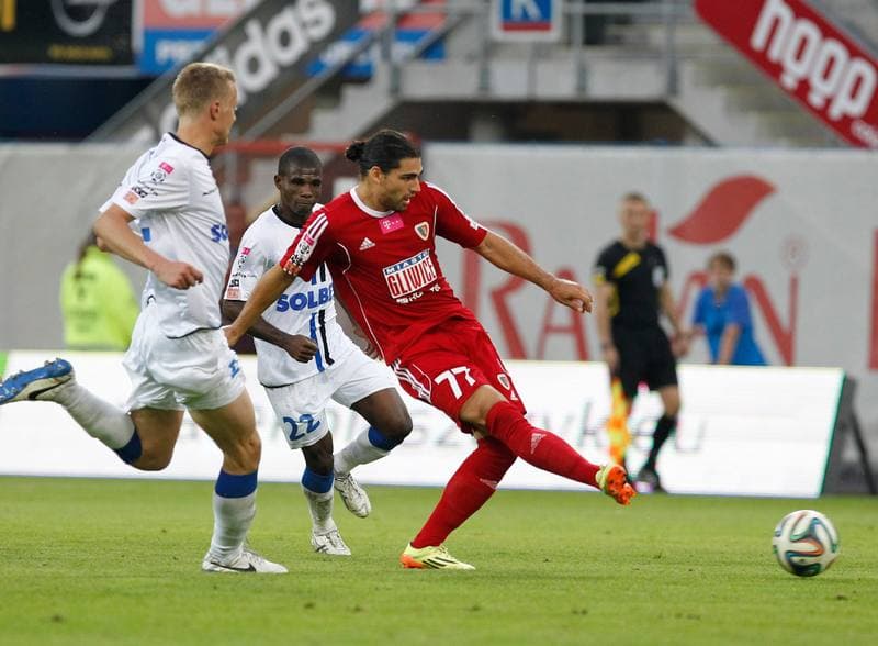Football. T-Mobile Ekstraklasa. Piast Gliwice - Zawisza Bydgoszcz. 29.08.2014