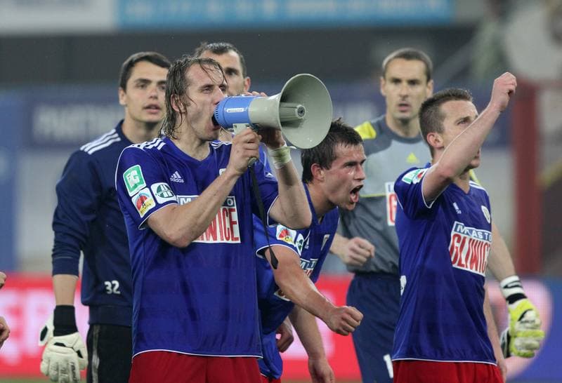 Football. I liga. Piast Gliwice - Flota Swinoujscie. 04.05.2012