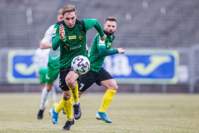 Football. Fortuna I Liga. GKS 1962 Jastrzebie - Radomiak Radom. 07.03.2020