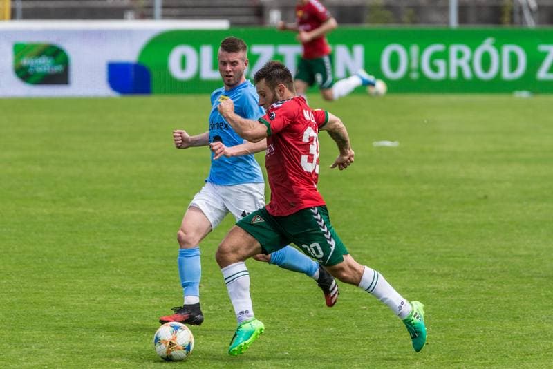Football. Fortuna I Liga. Zaglebie Sosnowiec - Stomil Olsztyn. 07.06.2020