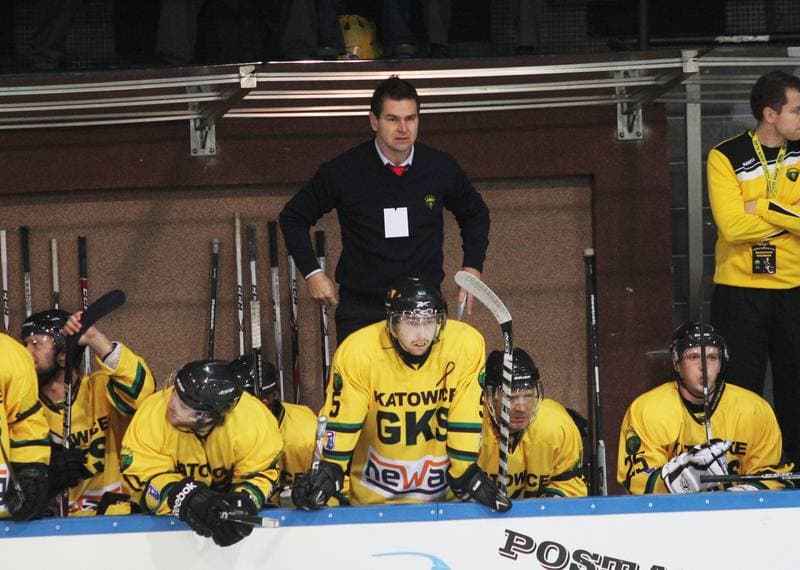 Ice Hockey. Polska Liga Hokeja na Lodzie. HC GKS Katowice - Comarch Cracovia Krakow. 02.10.2012