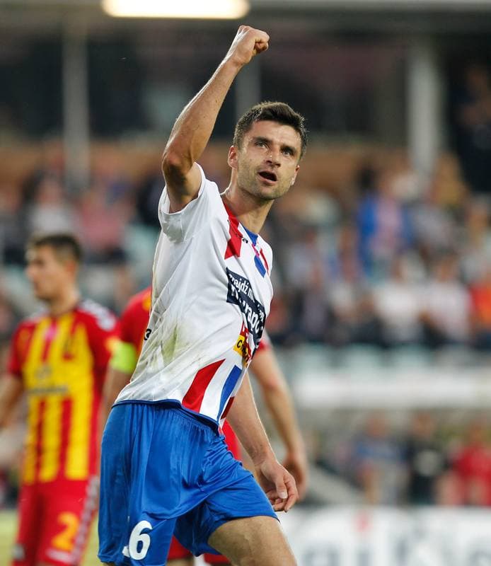 Football. T-Mobile Ekstraklasa. Korona Kielce - Podbeskidzie Bielsko Biala. 15.09.2014