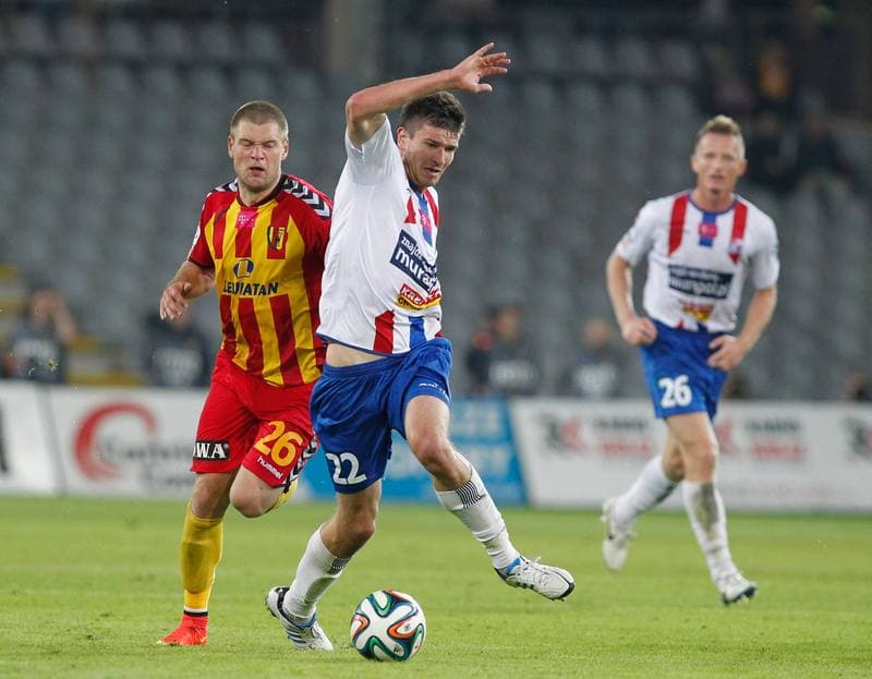 Football. T-Mobile Ekstraklasa. Korona Kielce - Podbeskidzie Bielsko Biala. 15.09.2014