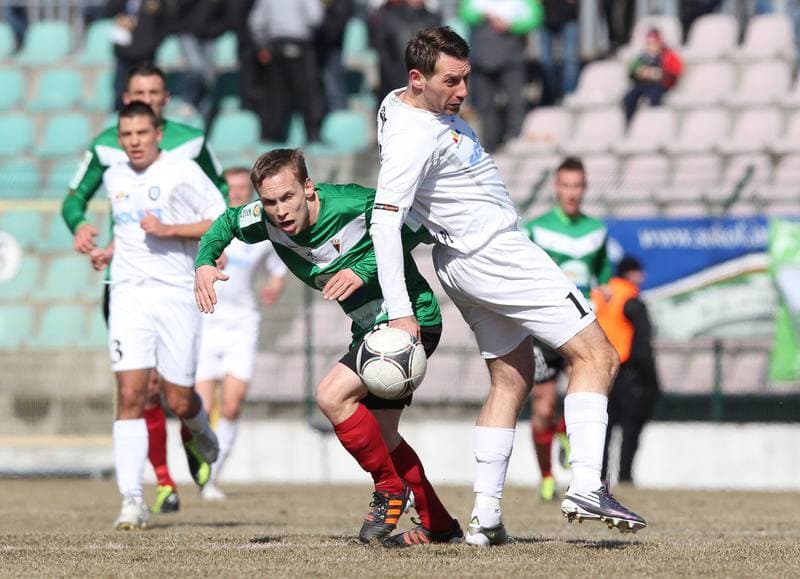 Football. I liga. GKS Tychy - Zawisza Bydgoszcz. 17.03.2013