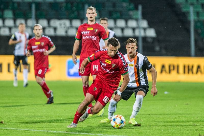 Football. Fortuna I Liga. Zaglebie Sosnowiec - Chrobry Glogow. 03.07.2020