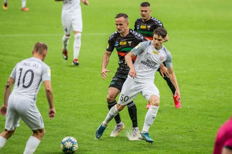 Football. Fortuna I Liga. GKS Tychy - Puszcza Niepolomice. 11.07.2020