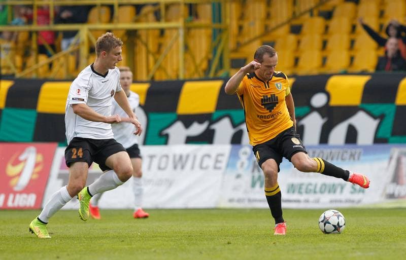 Football. Polish Cup. GKS Katowice - Chrobry Glogow. 13.08.2014