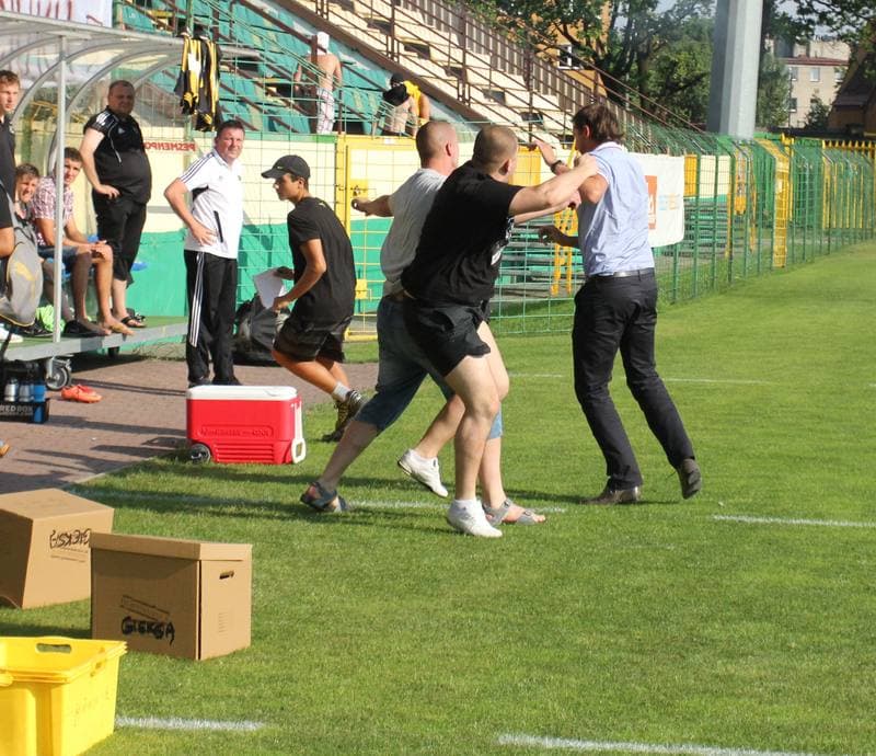 Football. Katowice Sparing. GKS Katowice - Korona Kielce. 28.07.2012