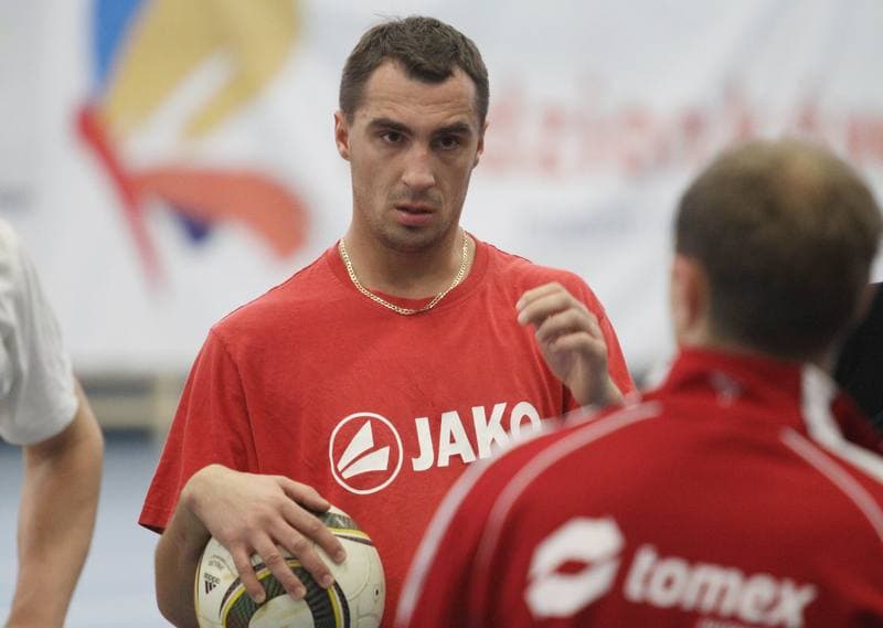 Football. Ruch Radzionkow. Training. 05.01.2011