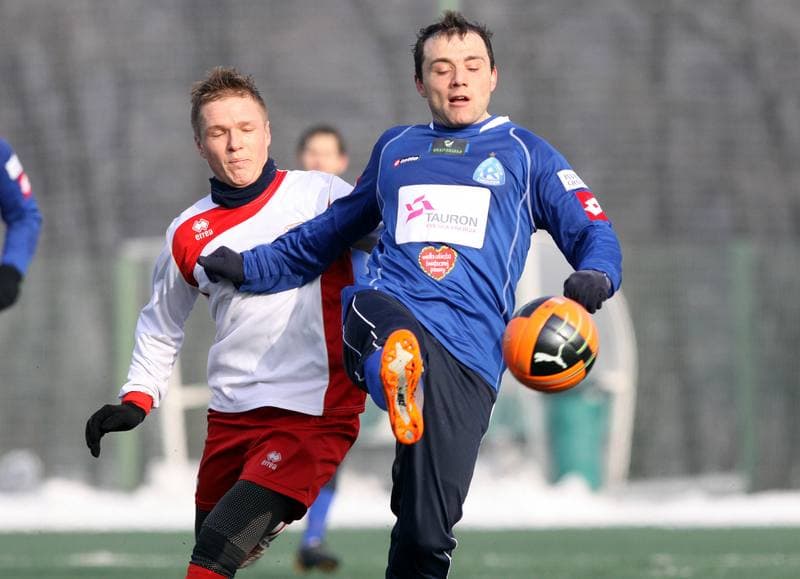 Football. Sparing. Ruch Chorzow - Piast Gliwice. 29.01.2011