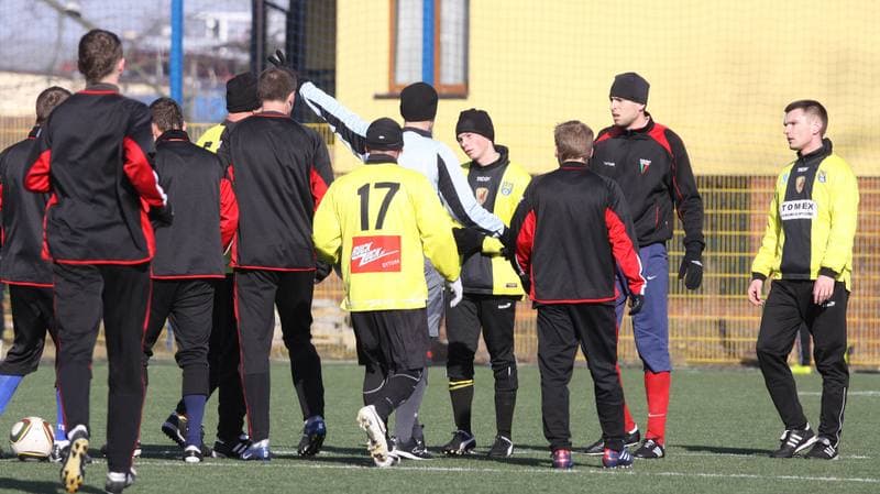 Football. Sparing. GKS Tychy - Ruch Radzionkow. 12.02.2011
