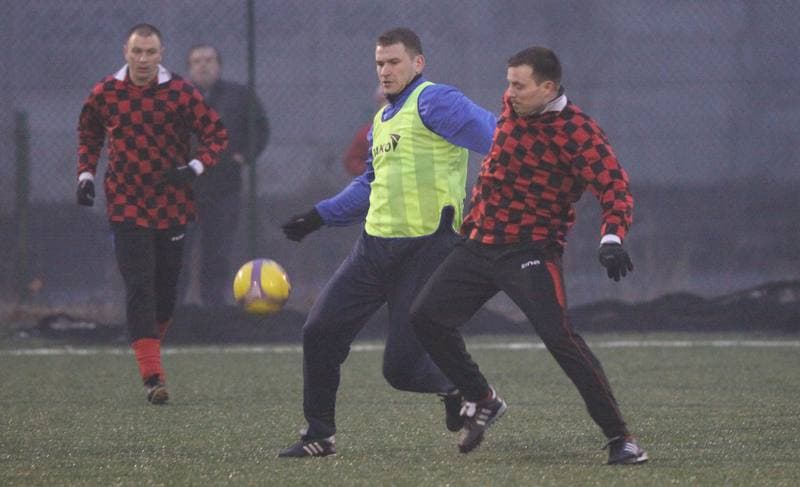 Football. Sparing. Gornik II Zabrze - Gwarek Ornontowice. 18.02.2011