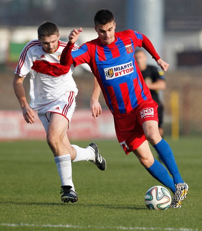 Football. III Liga Opolsko Slaska. Polonia Bytom - Ruch Zdzieszowice. 15.11.2014