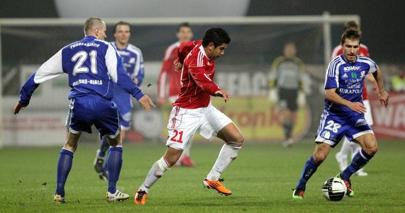 Football. Puchar Polski. Podbeskidzie Bielsko-Biala - Wisla Krakow. 16.03.2011