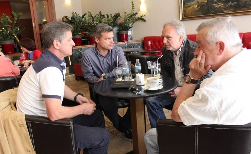 Football. Ruch Chorzow. Press Conference. 11.05.2011