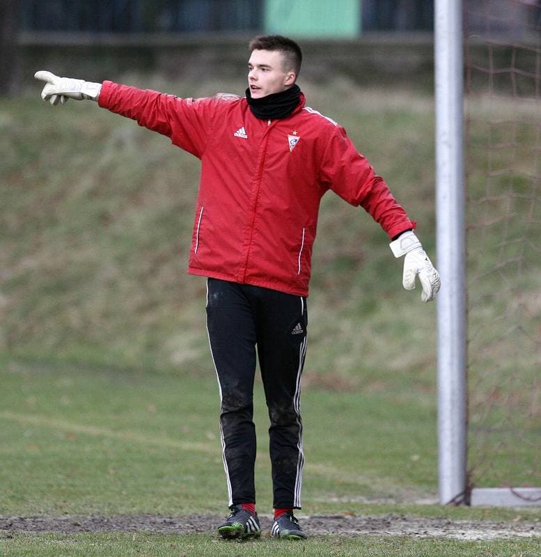 Football. Gornik Zabrze. Training. 12.11.2013