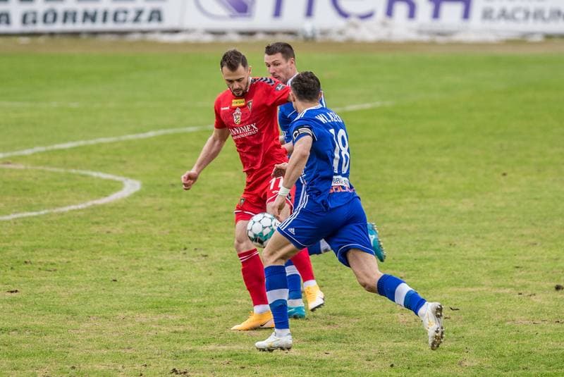 Football. Fortuna I Liga. Zaglebie Sosnowiec - Bruk-Bet Termalica Nieciecza. 27.02.2021