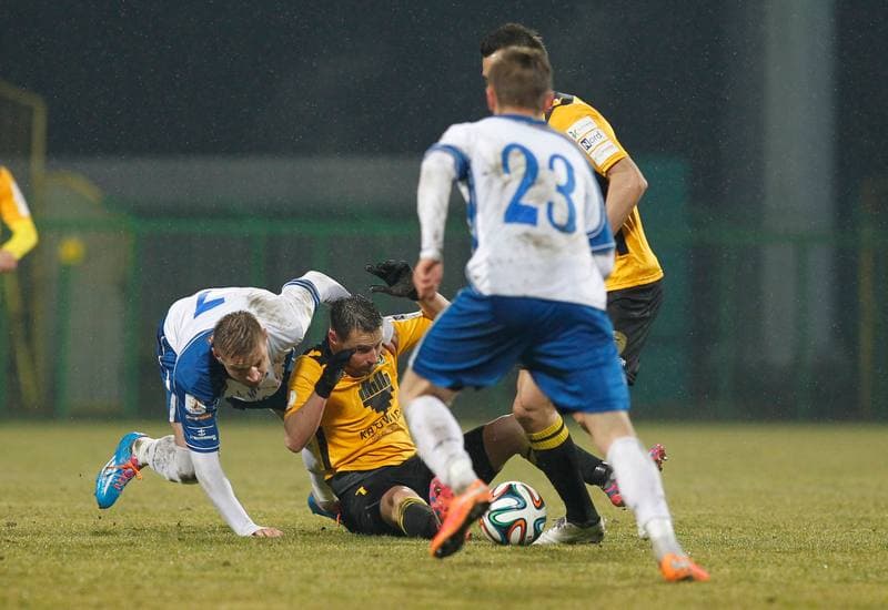 Football. I Liga. GKS Katowice - Flota Swinoujscie. 23.11.2013