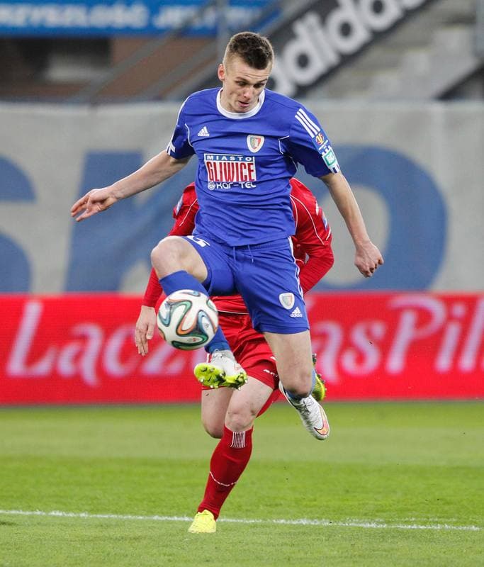 Football. T-Mobile Ekstraklasa. Piast Gliwice - Podbeskidzie Bielsko Biala. 26.04.2015