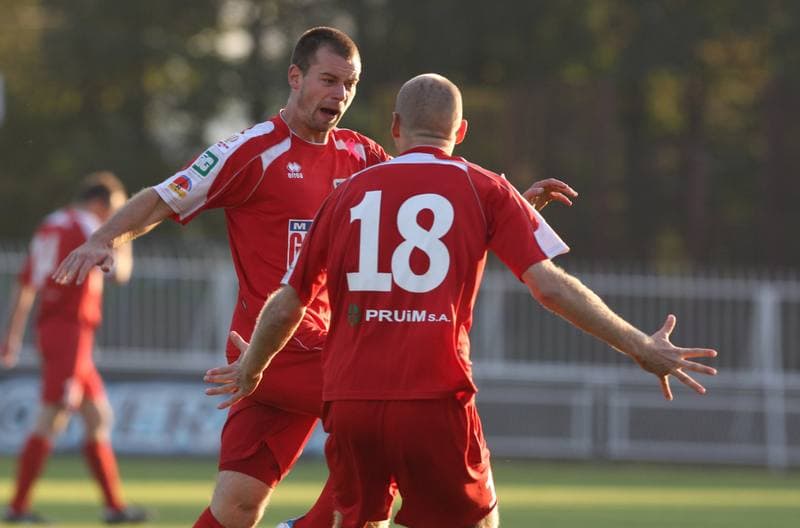 Football. I liga. Piast Gliwice - Bogdanka Leczna. 16.10.2011