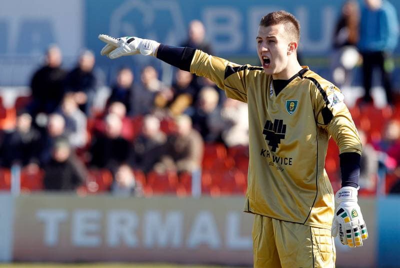 Football. I Liga. Termalica Bruk Bet Nieciecza - GKS Katowice. 08.03.2015