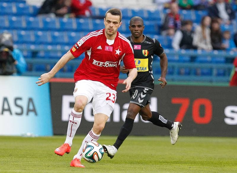 Football. T-Mobile Ekstraklasa. Wisla Krakow - Korona Kielce. 26.04.2015