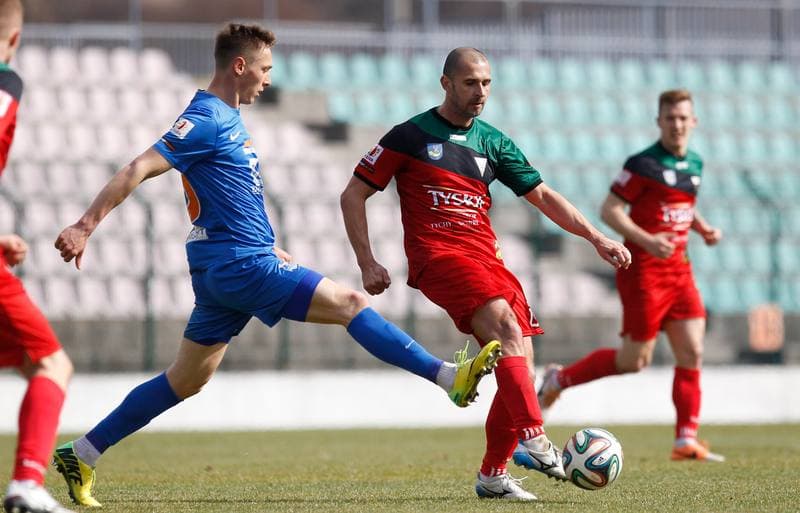 Football. I Liga. GKS Tychy - Termalica Bruk Bet Nieciecza. 28.03.2015
