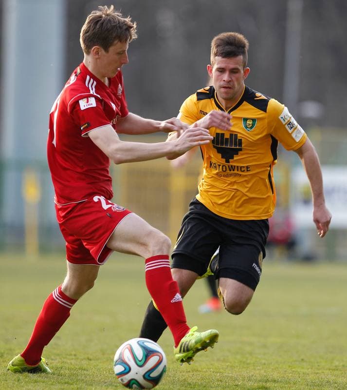 Football. I Liga. GKS Katowice - Bytovia Bytow. 11.04.2015