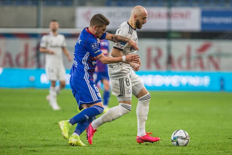 Football. PKO BP Ekstraklasa. Piast Gliwice - Legia Warsaw. 21.04.2021