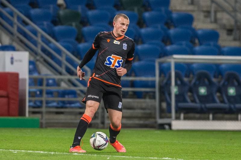 Football. PKO BP Ekstraklasa. Podbeskidzie Bielsko-Biala - Lech Poznan. 23.04.2021