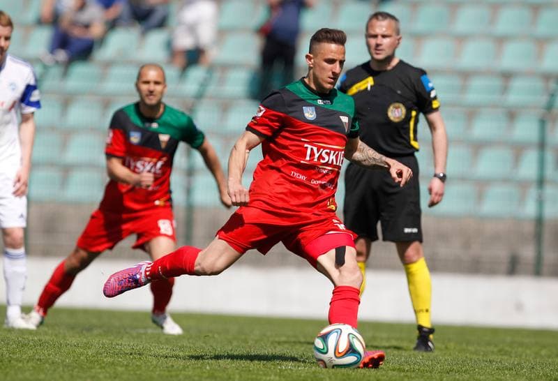 Football. I Liga. GKS Tychy - Wigry Suwalki. 25.04.2015