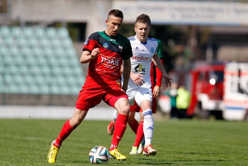 Football. I Liga. GKS Tychy - Wigry Suwalki. 25.04.2015